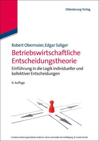 Betriebswirtschaftliche Entscheidungstheorie main product photo