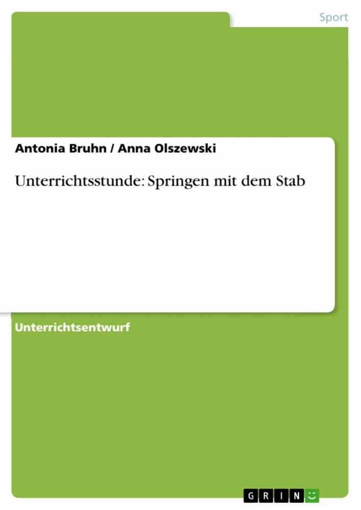 Unterrichtsstunde: Springen mit dem Stab main product photo