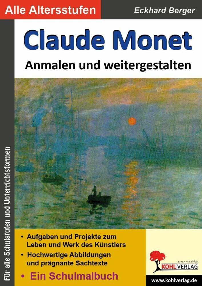 Claude Monet anmalen und weitergestalten main product photo