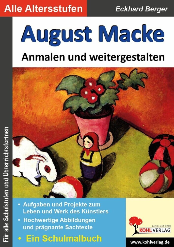 August Macke anmalen und weitergestalten main product photo