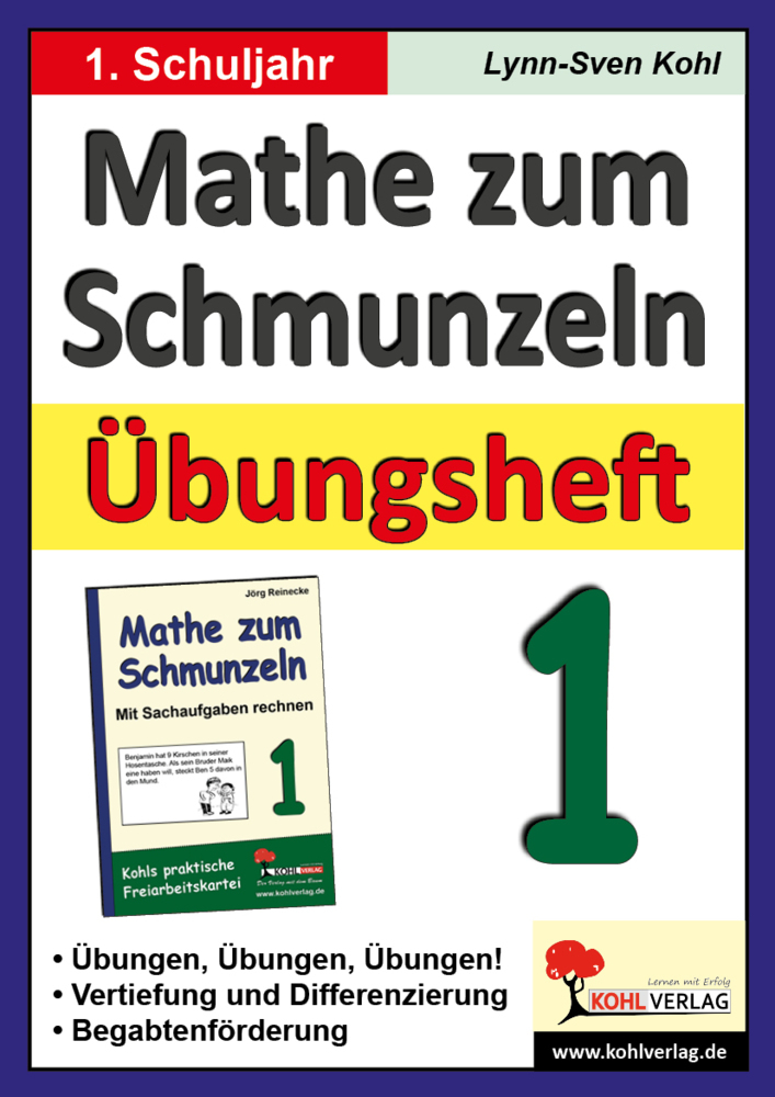 Mathe zum Schmunzeln - Übungsheft, 1. Schuljahr main product photo