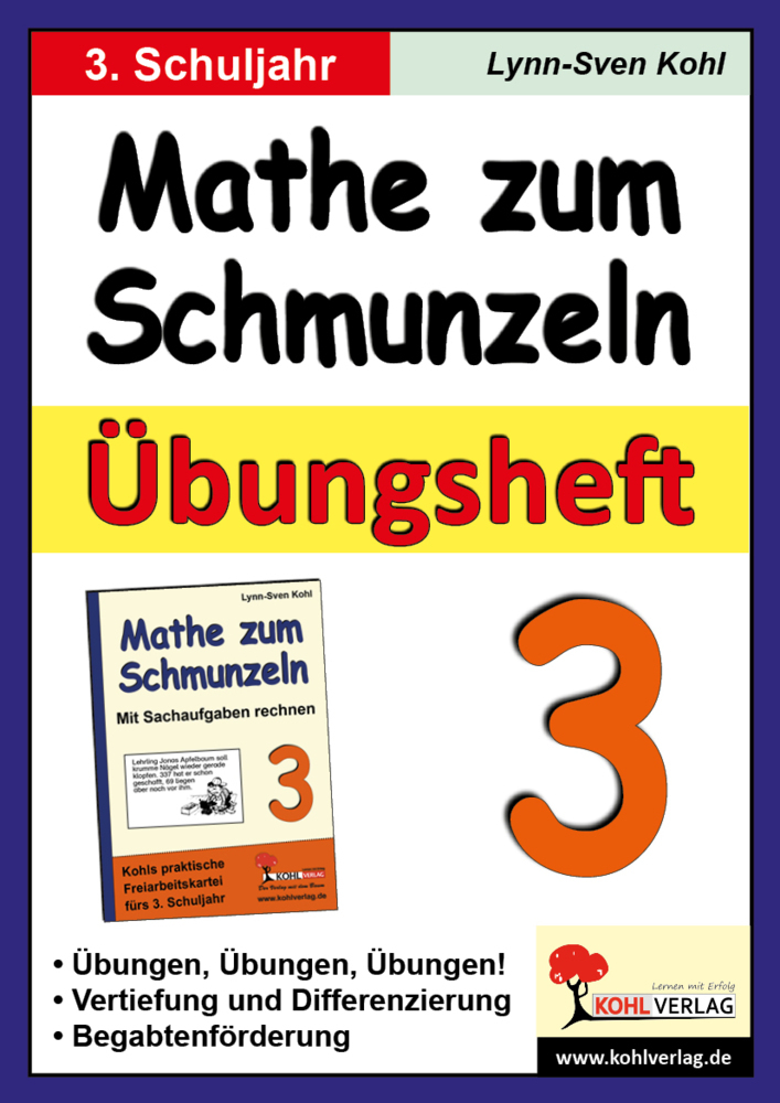 Mathe zum Schmunzeln - Übungsheft, 3. Schuljahr main product photo