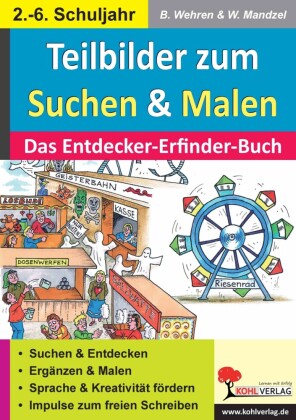 Teilbilder zum Suchen und Malen