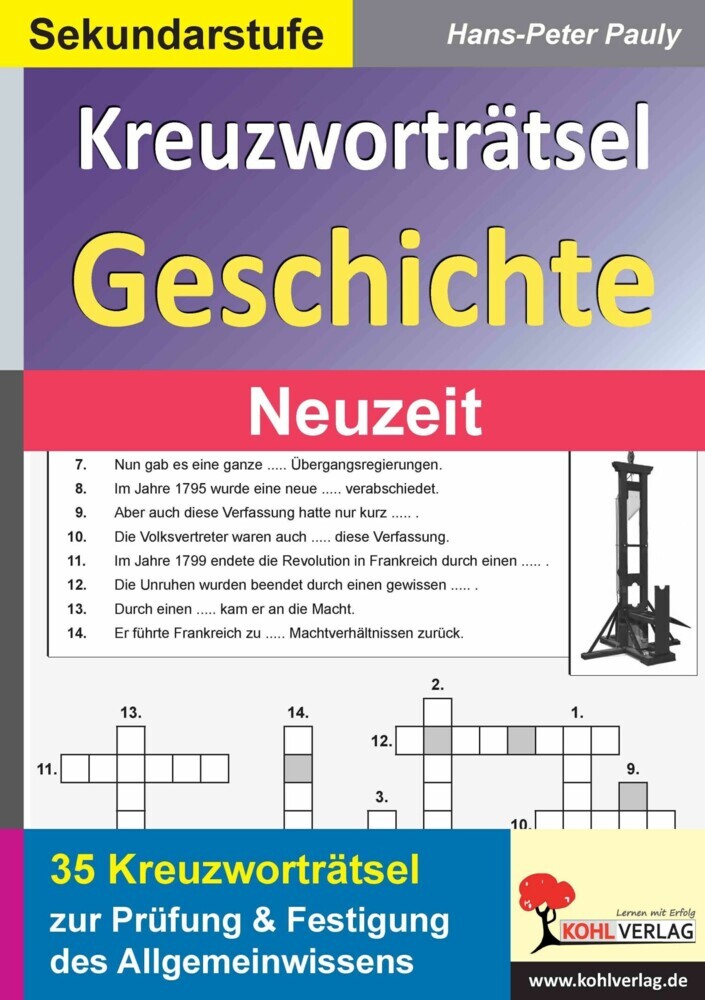 Kreuzworträtsel Geschichte / Neuzeit main product photo