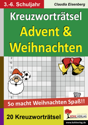 Kreuzworträtsel Advent und Weihnachten