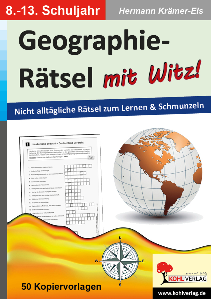 Geographie-Rätsel mit Witz! - 8.-13. Schuljahr main product photo