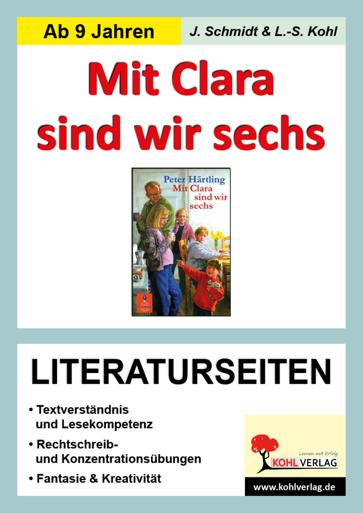 Mit Clara sind wir sechs - Literaturseiten main product photo