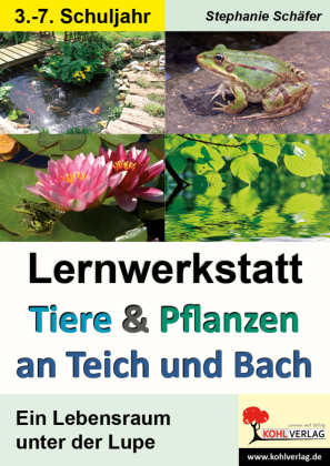 Lernwerkstatt Tiere und Pflanzen an Teich und Bach