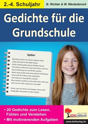 Lernwerkstatt Gedichte für die Grundschule