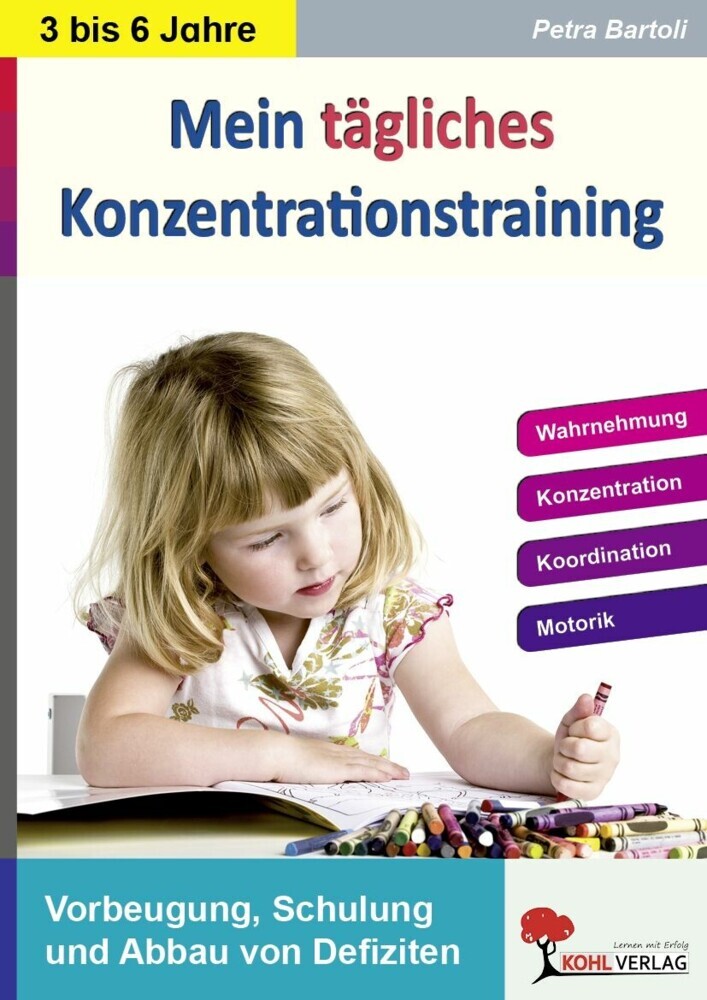 Mein tägliches Konzentrationstraining Kindergarten und Vorschule main product photo