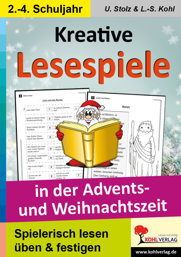 Kreative Lesespiele in der Advents- und Weihnachtszeit main product photo