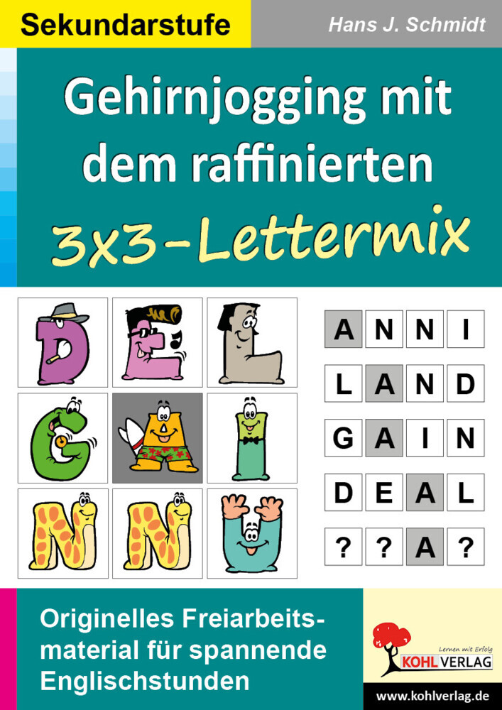 Gehirnjogging mit Kohls 3x3-Lettermix main product photo