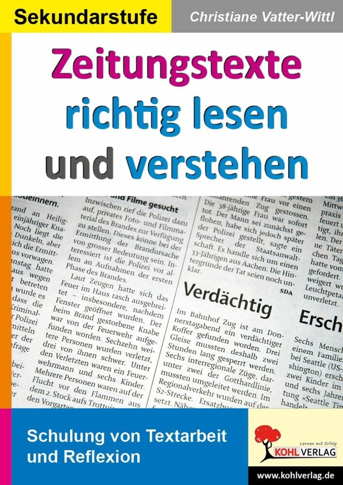 Zeitungstexte richtig lesen und verstehen main product photo