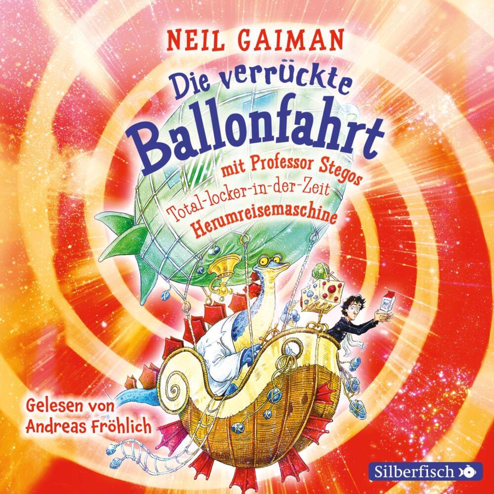 Die verrückte Ballonfahrt mit Professor Stegos Total-locker-in-der-Zeit-Herumreisemaschine, 1 Audio-CD main product photo