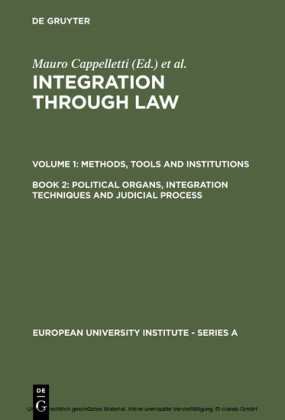 Political Organs, Integration Techniques and Judicial Process