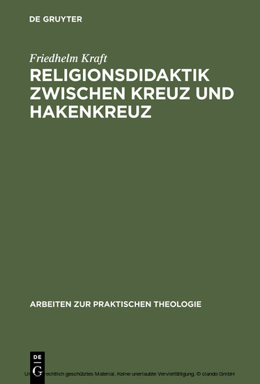 Religionsdidaktik zwischen Kreuz und Hakenkreuz main product photo