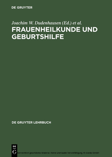 Frauenheilkunde und Geburtshilfe main product photo