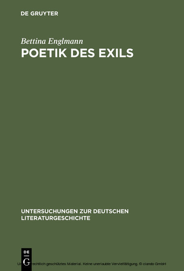 Poetik des Exils main product photo