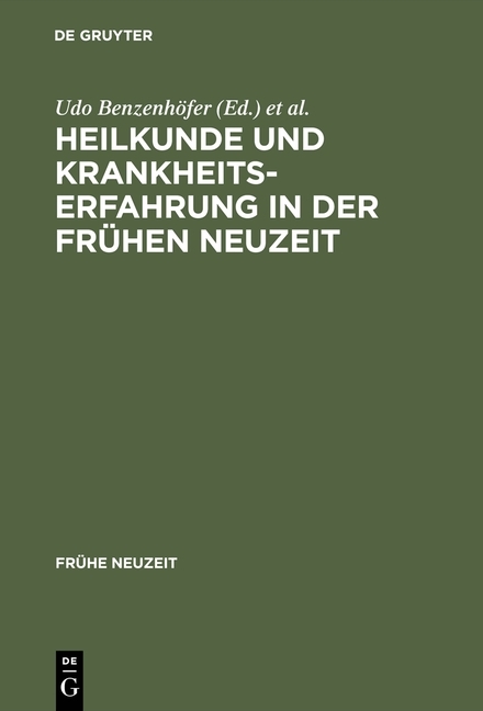 Heilkunde und Krankheitserfahrung in der frühen Neuzeit main product photo