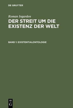 Existentialontologie. Bd.1