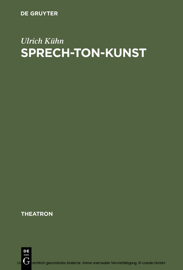 Sprech-Ton-Kunst main product photo