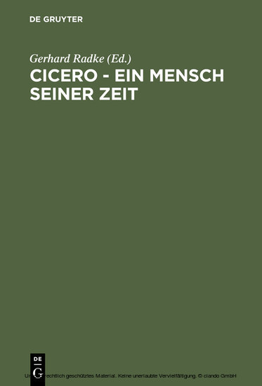 Cicero - Ein Mensch seiner Zeit main product photo