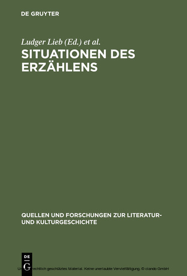 Situationen des Erzählens main product photo