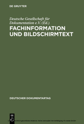 Fachinformation und Bildschirmtext