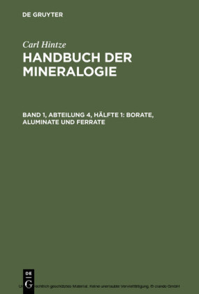 Borate, Aluminate und Ferrate