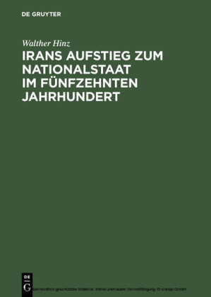 Irans Aufstieg zum Nationalstaat im fünfzehnten Jahrhundert
