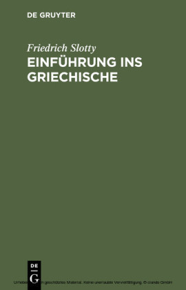 Einführung ins Griechische