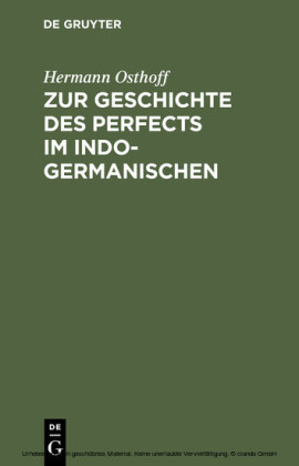 Zur Geschichte des Perfects im Indogermanischen