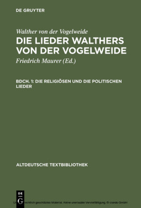 Die religiösen und die politischen Lieder