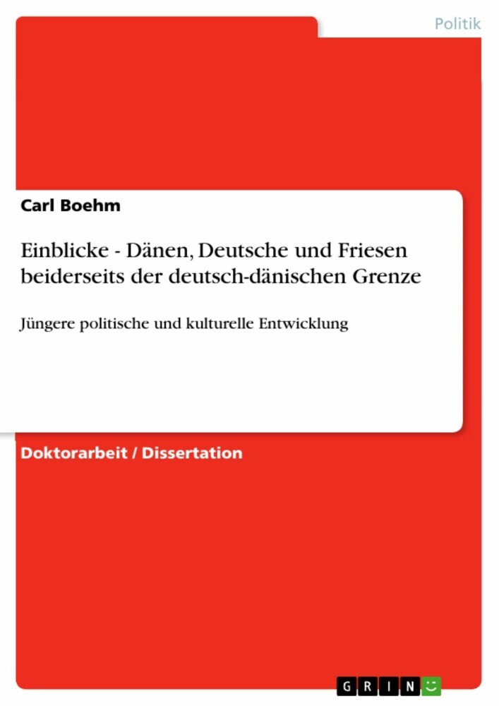 Einblicke - Dänen, Deutsche und Friesen beiderseits der deutsch-dänischen Grenze main product photo