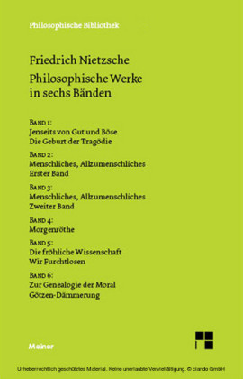 Philosophische Werke in sechs Bänden