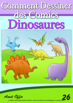 Livre de Dessin: Comment Dessiner des Comics - Dinosaures