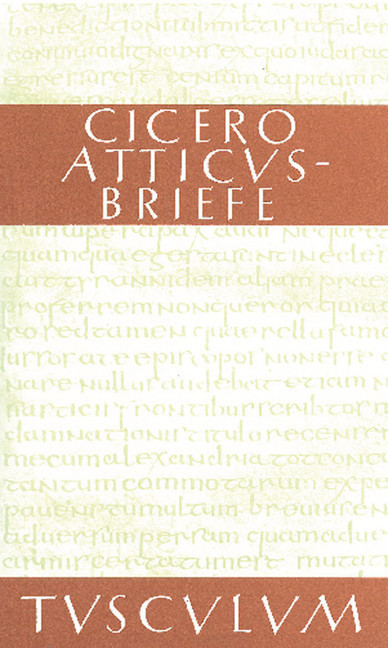 Atticus-Briefe / Epistulae ad Atticum main product photo