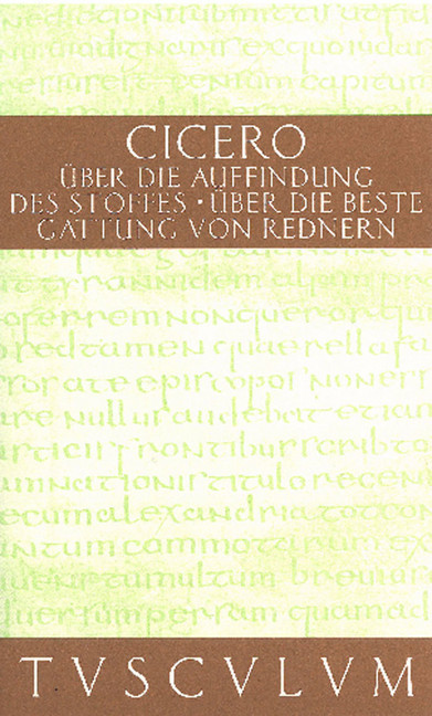 Über die Auffindung des Stoffes / De inventione main product photo