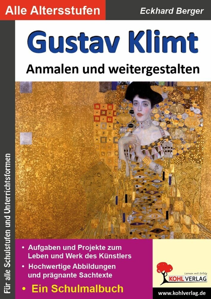 Gustav Klimt anmalen und weitergestalten main product photo