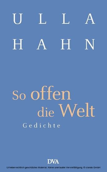 So offen die Welt main product photo