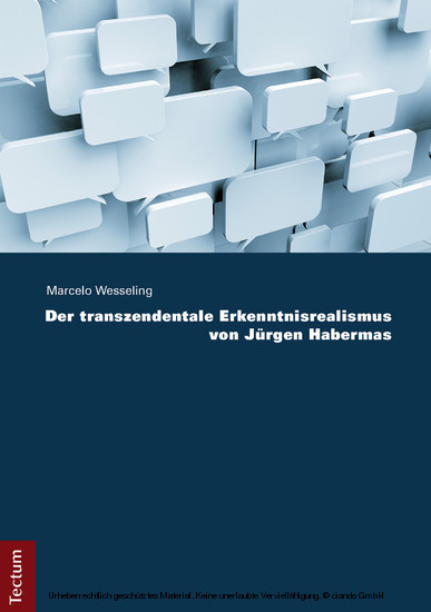 Der transzendentale Erkenntnisrealismus von Jürgen Habermas main product photo