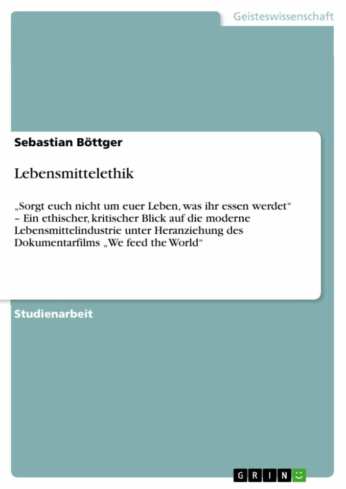 Lebensmittelethik main product photo