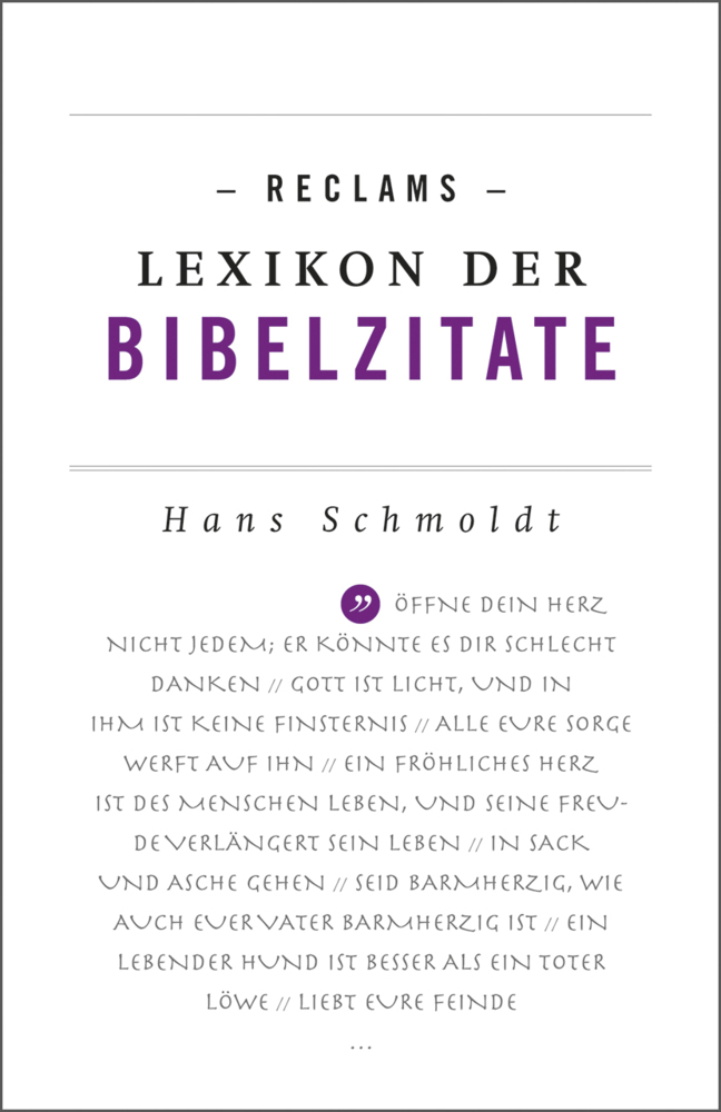 Reclams Lexikon der Bibelzitate main product photo