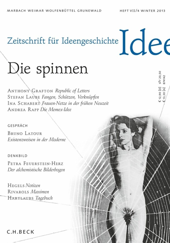 Zeitschrift für Ideengeschichte Heft VII/4 Winter 2013 main product photo