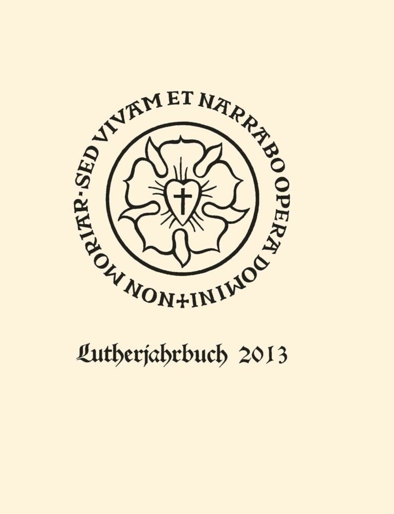 Lutherjahrbuch 80. Jahrgang 2013 main product photo
