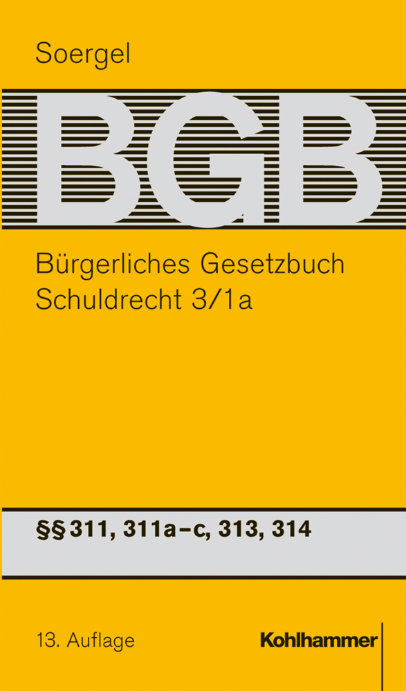 Schuldrecht: §§ 311, 311a-c, 313, 314 main product photo