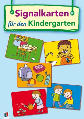 Signalkarten für den Kindergarten, m. 40 farb. Karten