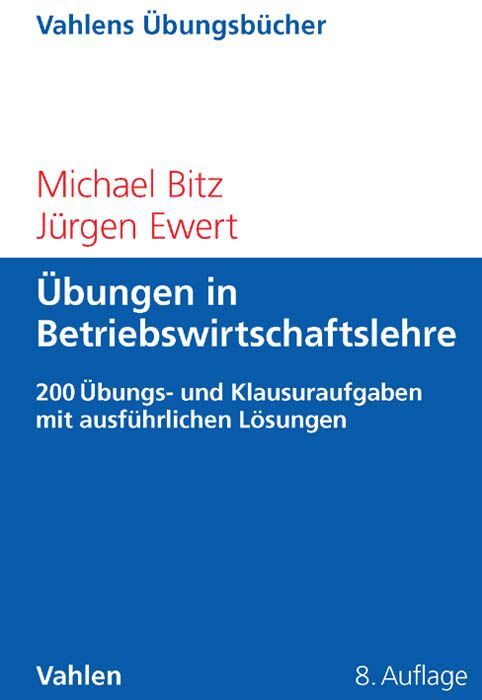 Übungen in Betriebswirtschaftslehre main product photo
