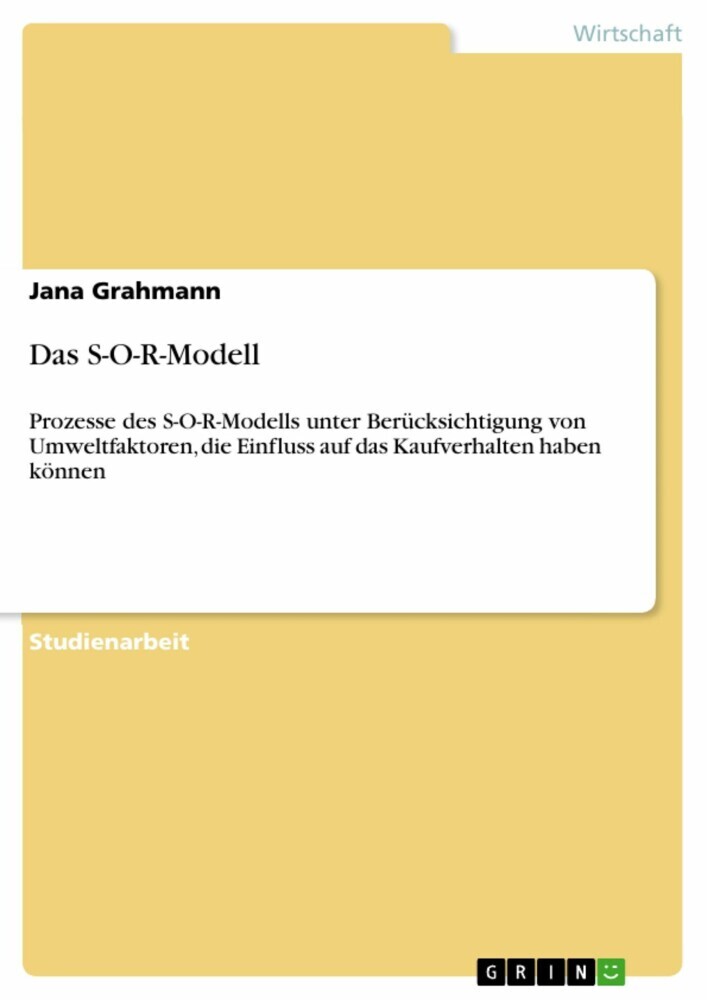 Das S-O-R-Modell main product photo