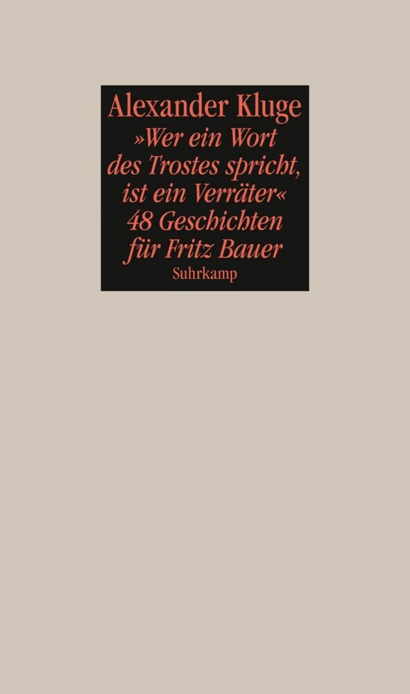 »Wer ein Wort des Trostes spricht, ist ein Verräter« main product photo